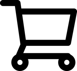 Shopping cart line icon. Supermarket, discount, e-commerce
