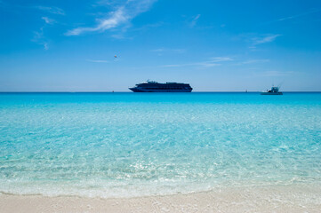 Half Moon Cay Island Beach Transparent Waters