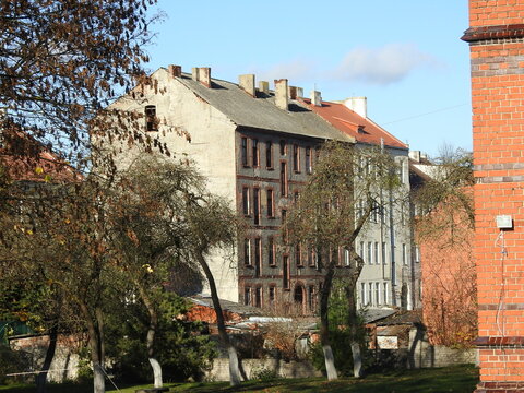 residential house in gusev, russia, former gumbinnen, eastern prussia
