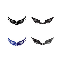 Falcon Eagle Bird Logo Template Vector Icon