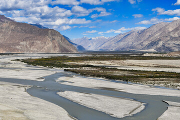 Travel to Pangong Tso from Nubra Valley Via Agham – Shyok village route