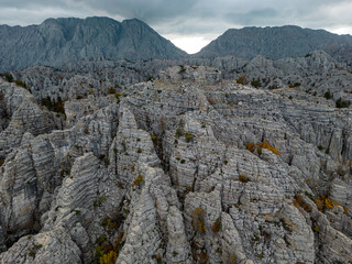 The wild, steep, desolate and dangerous impassable mountains of Antalya, which is known to be deadly and difficult