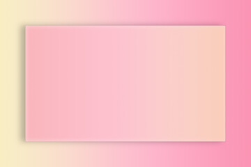 pastel pink and yellow gradient background with copy space