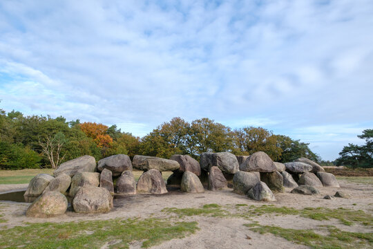 Hunnebed D53 bij Havelte, Drenthe province, The Netherlands