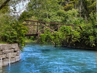bridge over the outlet