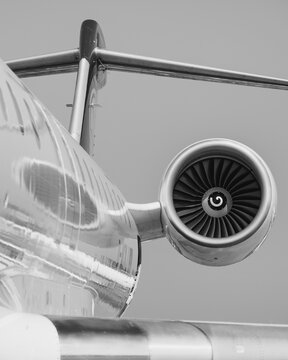 engine of a plane