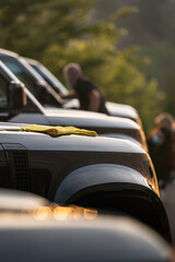 Land rover car line-up