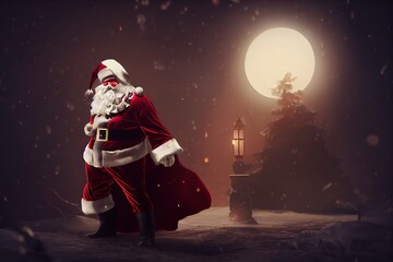 Evil Santa Claus - obrazy, fototapety, plakaty