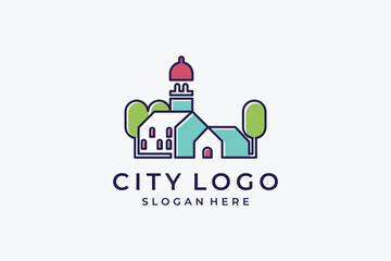 city logo design vector template