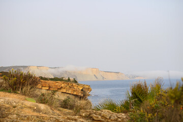Die Küste bei Praia da Luz, Portugal 