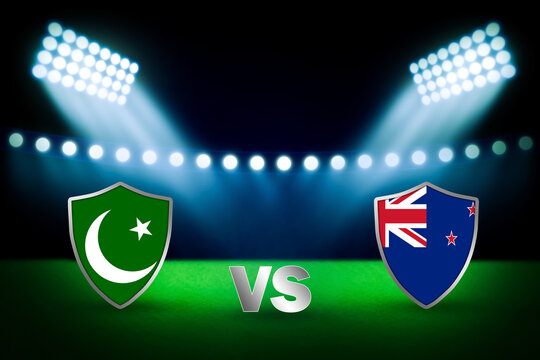 3D Rendering Of The Stadium For The Pakistan Vs New Zealand Cricket Match Championship 