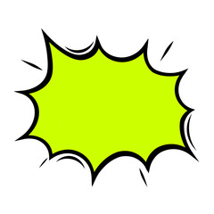 green lemon speech box surprise wow