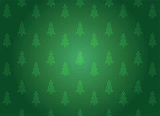 background with christmas trees in 3 colors