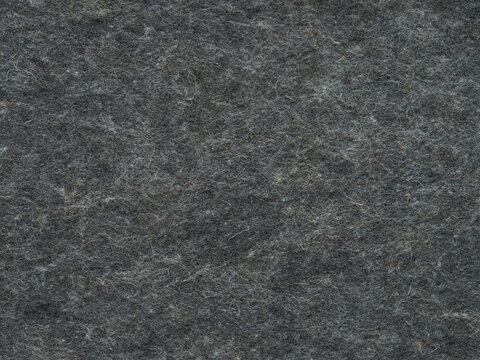 Dark grey felt. Surface of felted fabric texture abstract background in gray color. High resolution photo. Pattern for text, lettering, patchworkor other art work. Full frame backdrop wallpaper.