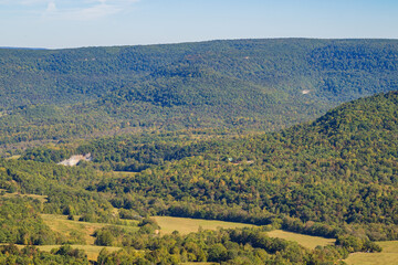 Aerial view of the beautiful landscape from Scenic Point