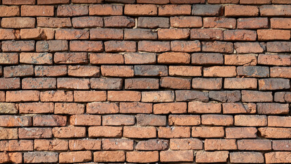 Ziegelmauer aus Backsteine