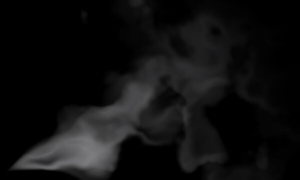 3d Rendering, Gray Smoke, Overlay Pollution