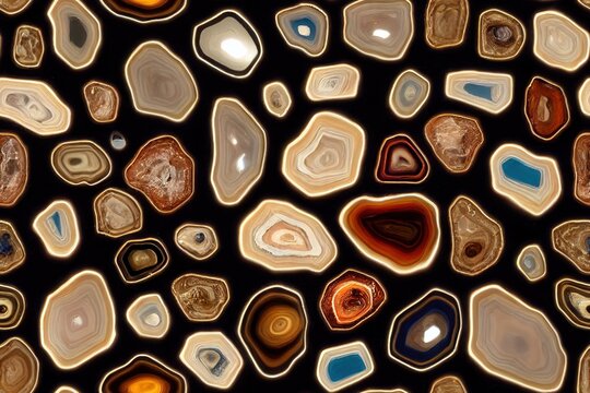 Agate Stone Gem Jewel Seamless Texture Pattern Tiled Repeatable Tessellation Background Image