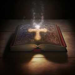 The Holy Bible 3d Illustration