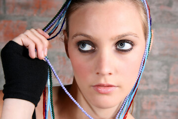 Female Model with Beads © Vanessa