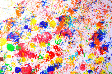 Abstract painted art background. Abstract colorful brush strokes as a background