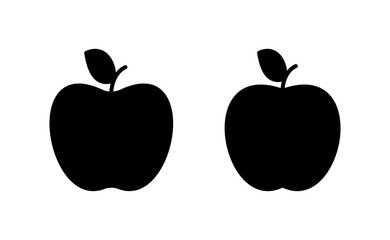 Apple icon vector for web and mobile app. Apple sign and symbols for web design.