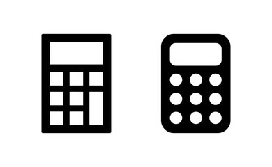 Calculator icon vector for web and mobile app. Accounting calculator sign and symbol.