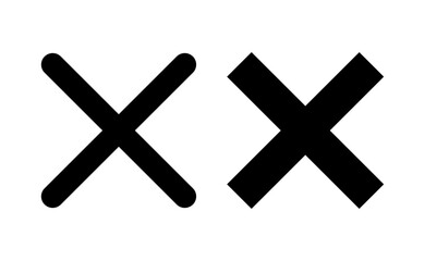Fototapeta premium Close icon vector for web and mobile app. Delete sign and symbol. cross sign