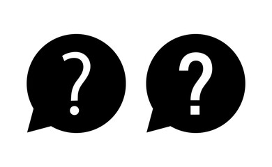 Question icon vector for web and mobile app. question mark sign and symbol