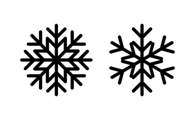 Snow icon vector for web and mobile app. snowflake sign and symbol