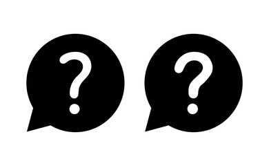 Question icon vector for web and mobile app. question mark sign and symbol
