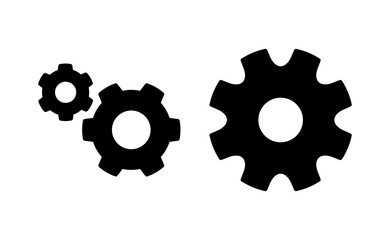 setting Icon vector for web and mobile app. Cog settings sign and symbol. Gear Sign