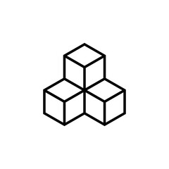 blockchain icon set, blockchain vector set flat design sign symbol