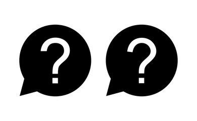 Question icon vector for web and mobile app. question mark sign and symbol