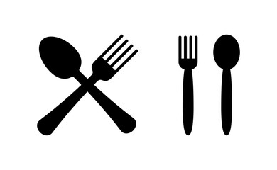 spoon and fork icon vector for web and mobile app. spoon, fork and knife icon vector. restaurant sign and symbol