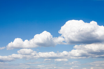 blue sky and clouds