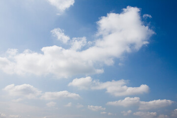 blue sky with clouds