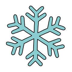Snowflake Filled Clipart, merry christmas