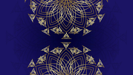 Mandala pattern colored background. Luxury ornamental mandala design background in gold color. Islam, Arabic, Indian, ottoman motifs.