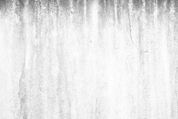 Water Stain on White Concrete Wall Texture Background.