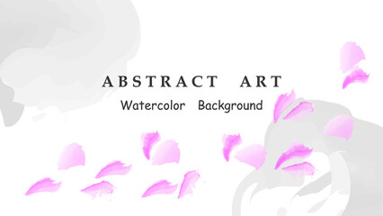 Abstract art on white background vector. Luxury wallpaper with colorful earth and watercolors. Minimal design for text, packaging, prints, wall decoration.