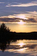 Late Summer Sunset over Pylypow Wetlands