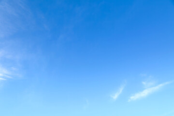 blue sky with beautiful natural white clouds