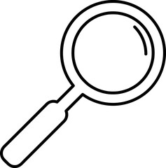 Search icon vector. Magnifier icon symbol vector illustration 
