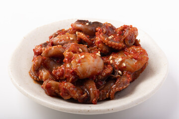 タコのキムチ　(イイダコ)