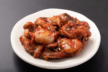 タコのキムチ　(イイダコ)