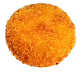 Fried Cheese Croquettes isolated background, Cheese Croquettes on white PNG File.