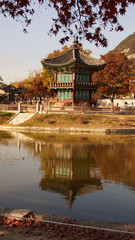 Fototapeta na wymiar Pavillion Gyeongbokgung Palace