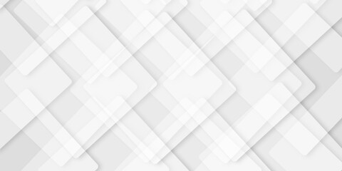 Abstract background with white paper texture and white and gray color modern background design, White geometric texture . Modern background used about technology or product presentation .