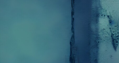 Fototapeta premium Vintage blue wood background texture. Blue abstract background. Vintage wooden dark blue horizontal boards. Front view with copy space.